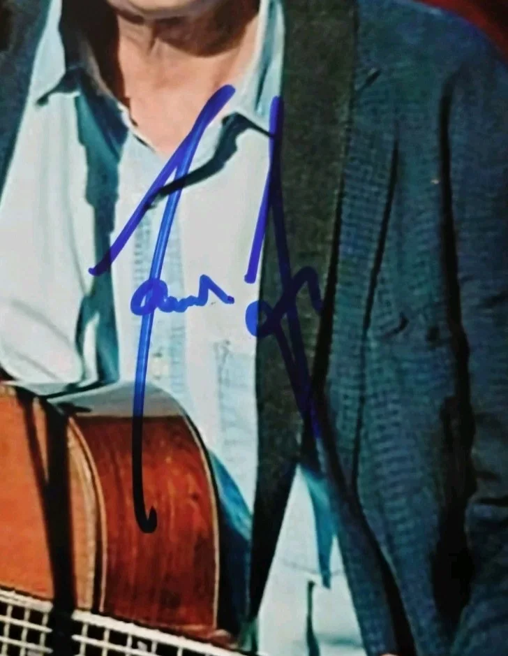 JAMES TAYLOR JT SINGER SONGWRITER LEGENDARY VOICE SIGNED AUTOGRAPHED 8X10 PHOTO, изображение 2