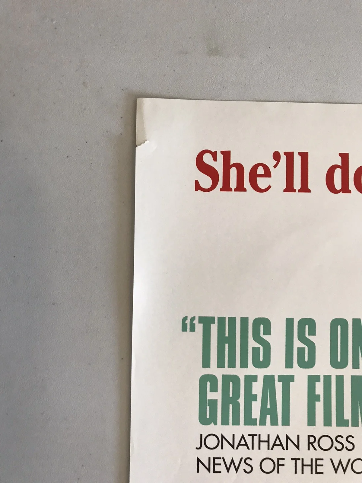 To Die For Nicole Kidman. Original UK Video Shop Poster., изображение 2