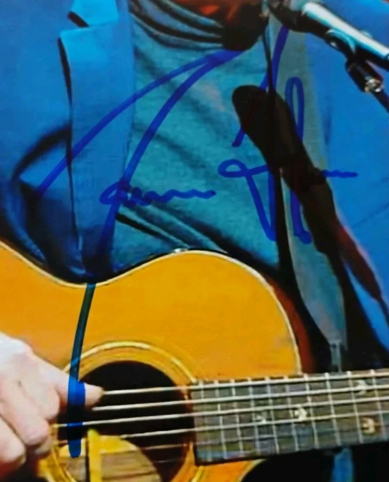 JAMES TAYLOR JT SINGER SONGWRITER LEGENDARY VOICE SIGNED AUTOGRAPHED 8X10 PHOTO, изображение 2