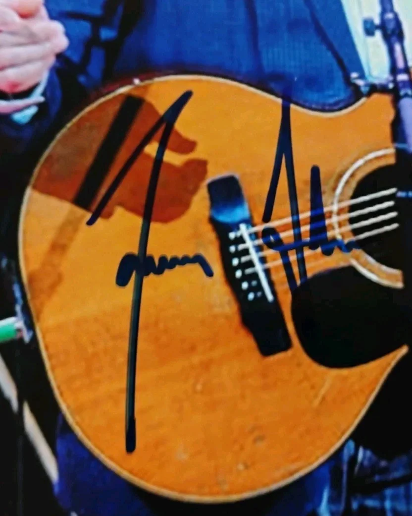 JAMES TAYLOR JT SINGER SONGWRITER LEGENDARY VOICE SIGNED AUTOGRAPHED 8X10 PHOTO, изображение 2