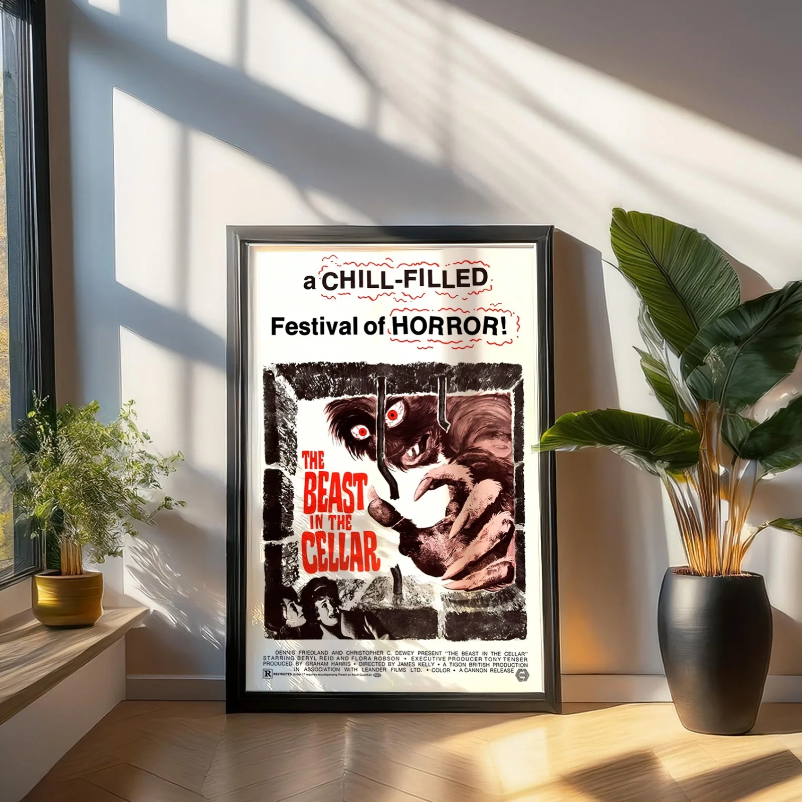 The Beast in the Cellar - 1971 Horror Film Restored 27.2" x 41" US One Sheet, изображение 3