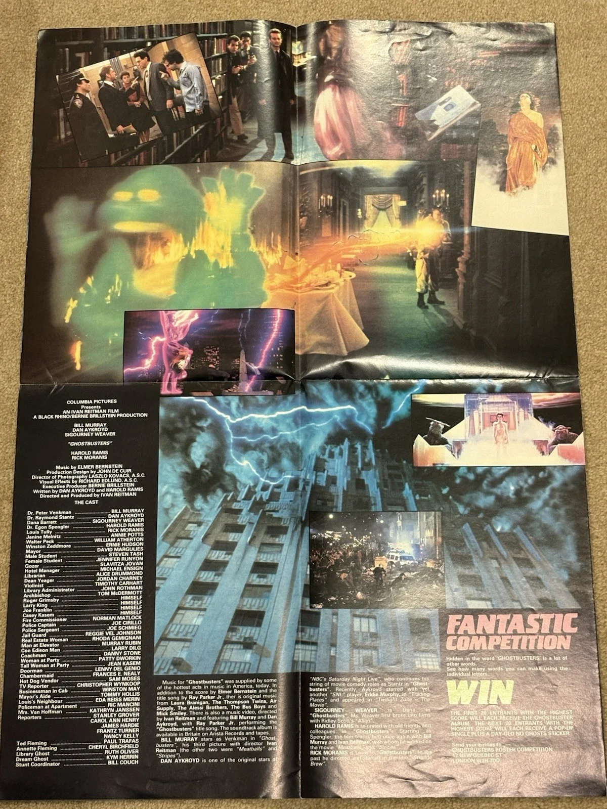 GHOSTBUSTERS The Official Poster Magazine 1984, image 4