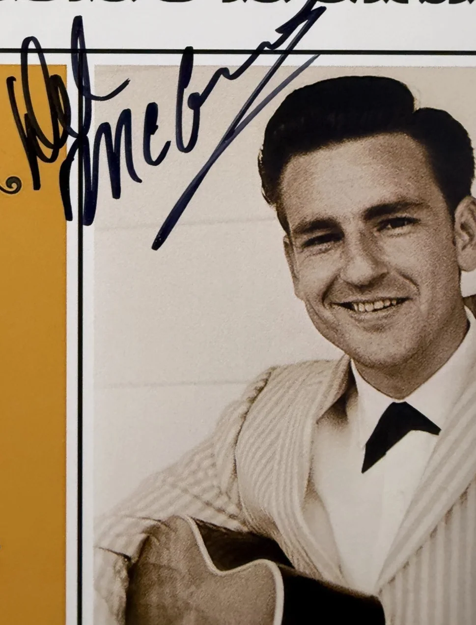 Del McCoury Signed 8x10 Photo “Sings Bluegrass” Album Image JSA COA Authentic, image 3