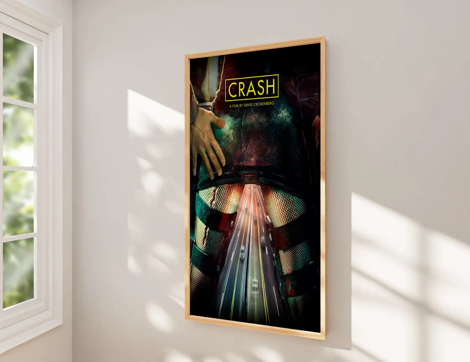 Crash - 1996 Avant Garde Thriller Film Restored 27.2" x 41" US One Sheet, image 2
