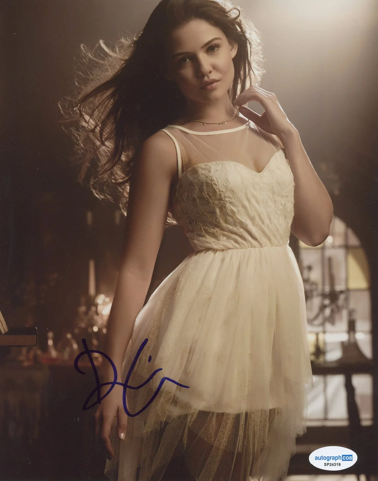 Danielle Campbell — Danielle Campbell Signed THE WATERFRONT 8x10 Photo EXACT Proof ACOA A, image 2