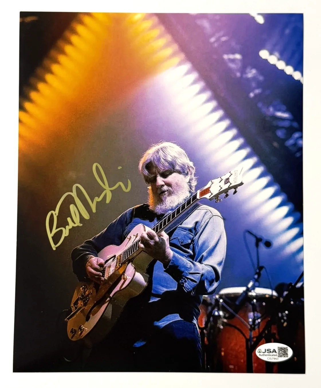 Bill Nershi Signed 8x10 Photo String Cheese Incident Auto JSA COA Authentic, image 2