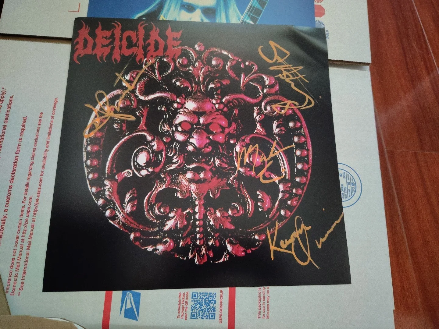 Deicide Band Signed Poster Glen Benton Quinn Asheim, изображение 3