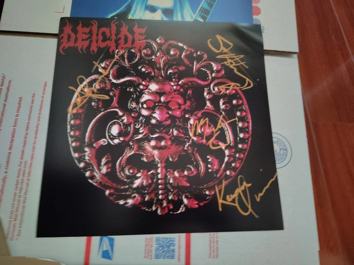 Deicide Band Signed Poster Glen Benton Quinn Asheim, изображение 4