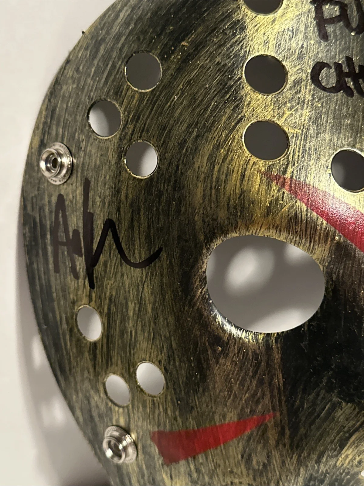 Ari Lehman — Friday The 13th Ari Lehman Jason 1 “F CHUCKY” Signed Voorhees Mask BECKETT, изображение 2