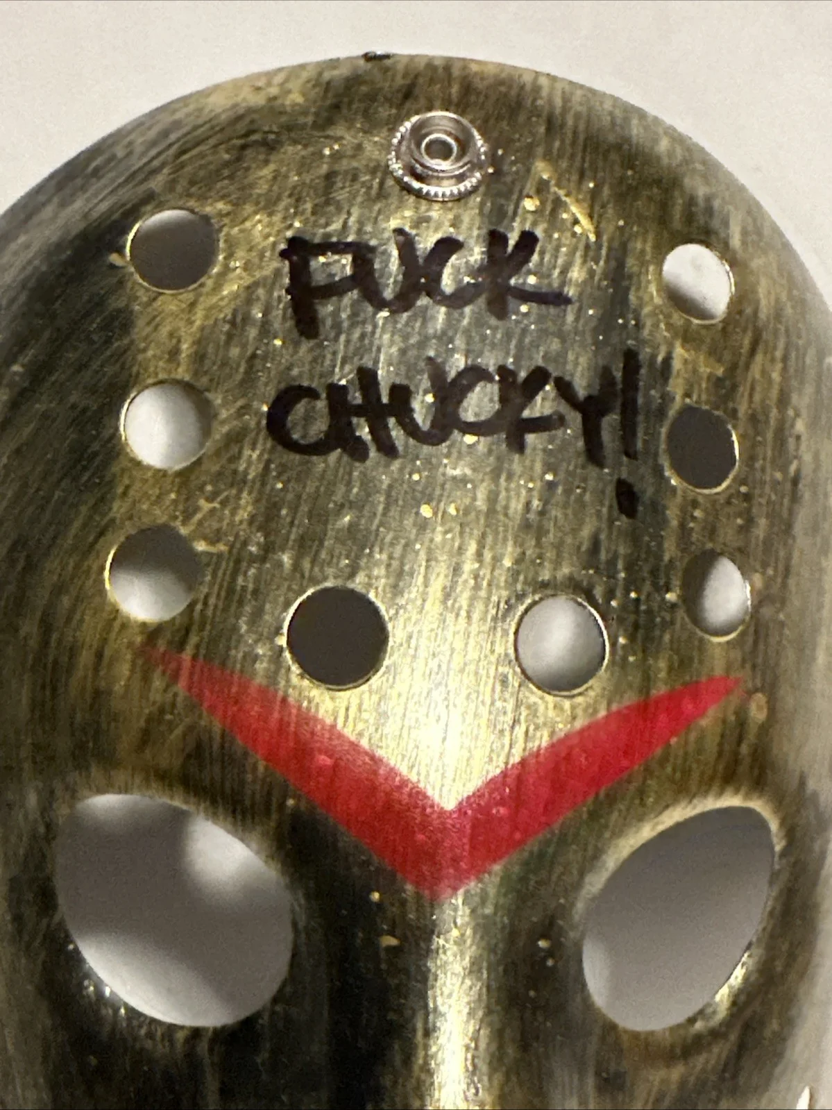 Ari Lehman — Friday The 13th Ari Lehman Jason 1 “F CHUCKY” Signed Voorhees Mask BECKETT, изображение 3