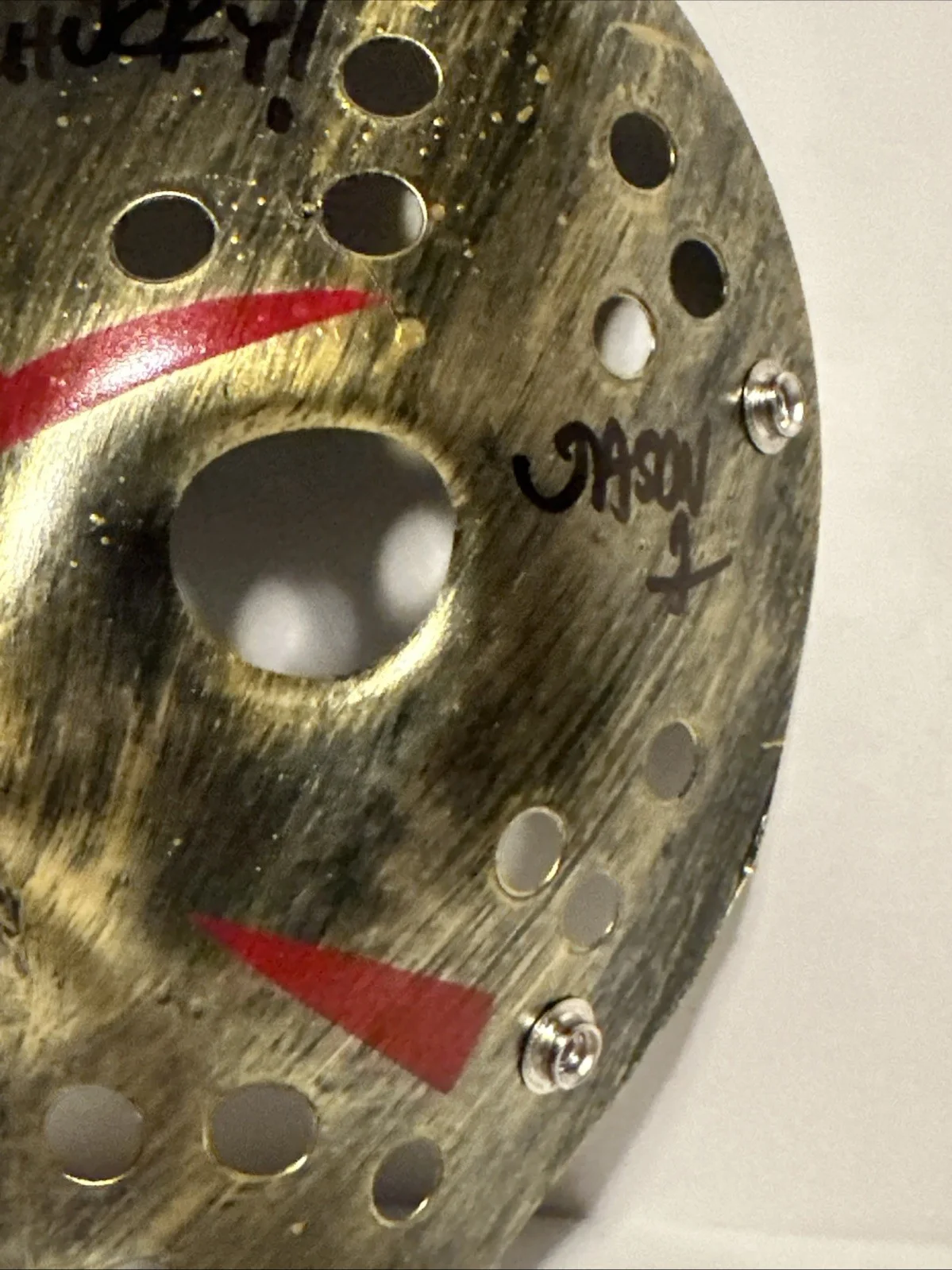 Ari Lehman — Friday The 13th Ari Lehman Jason 1 “F CHUCKY” Signed Voorhees Mask BECKETT, изображение 4