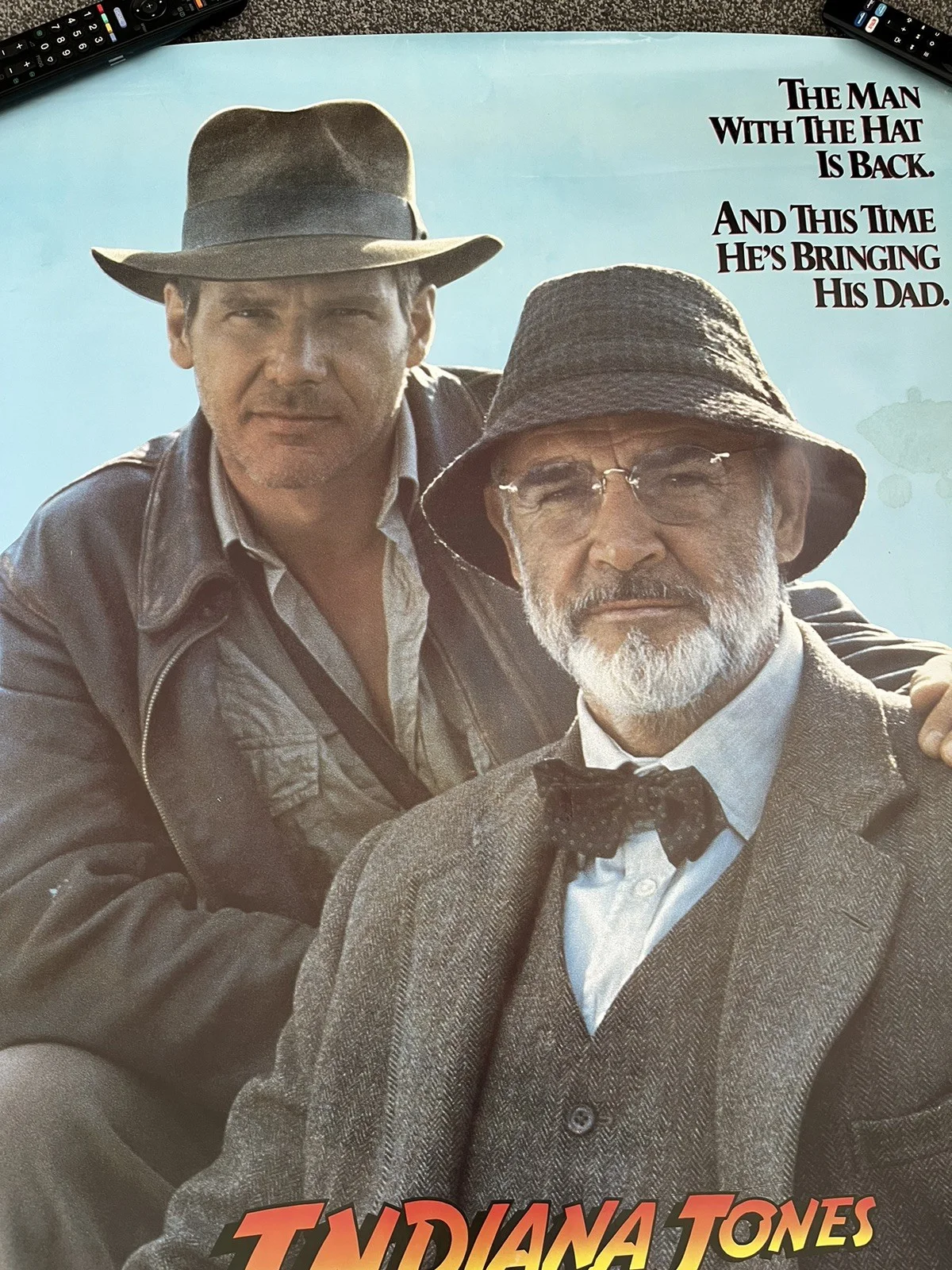 Indiana Jones And The Last Crusade Original Poster One Sheet Rolled Vintage, изображение 5