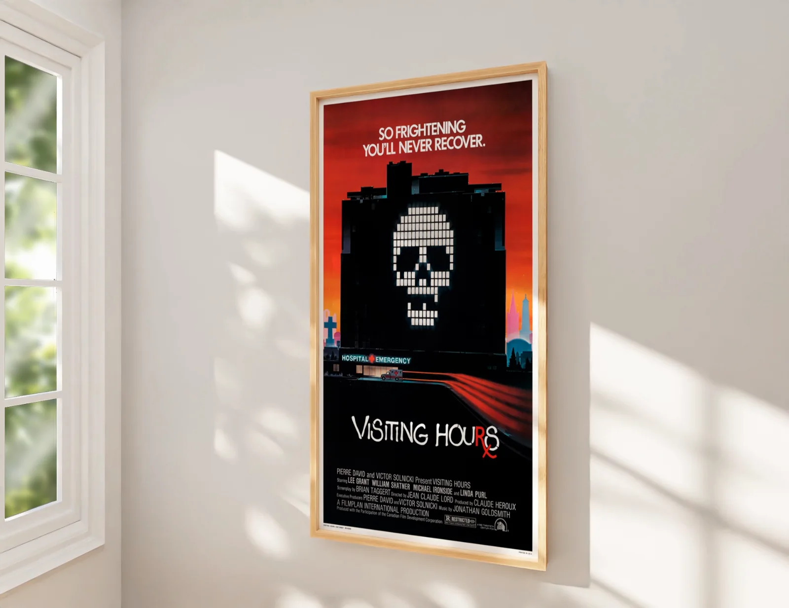 Visiting Hours - 1982 Canadian Slasher Horror Restored 27.2" x 41" US One Sheet, изображение 2