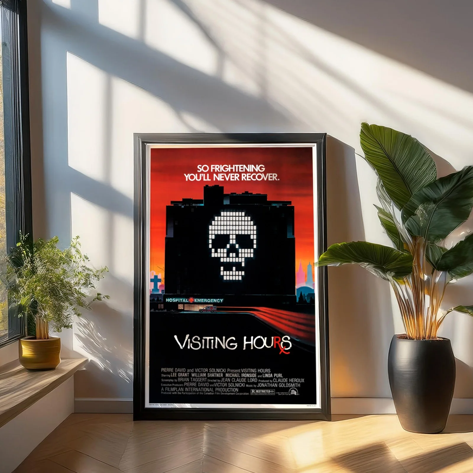 Visiting Hours - 1982 Canadian Slasher Horror Restored 27.2" x 41" US One Sheet, изображение 3
