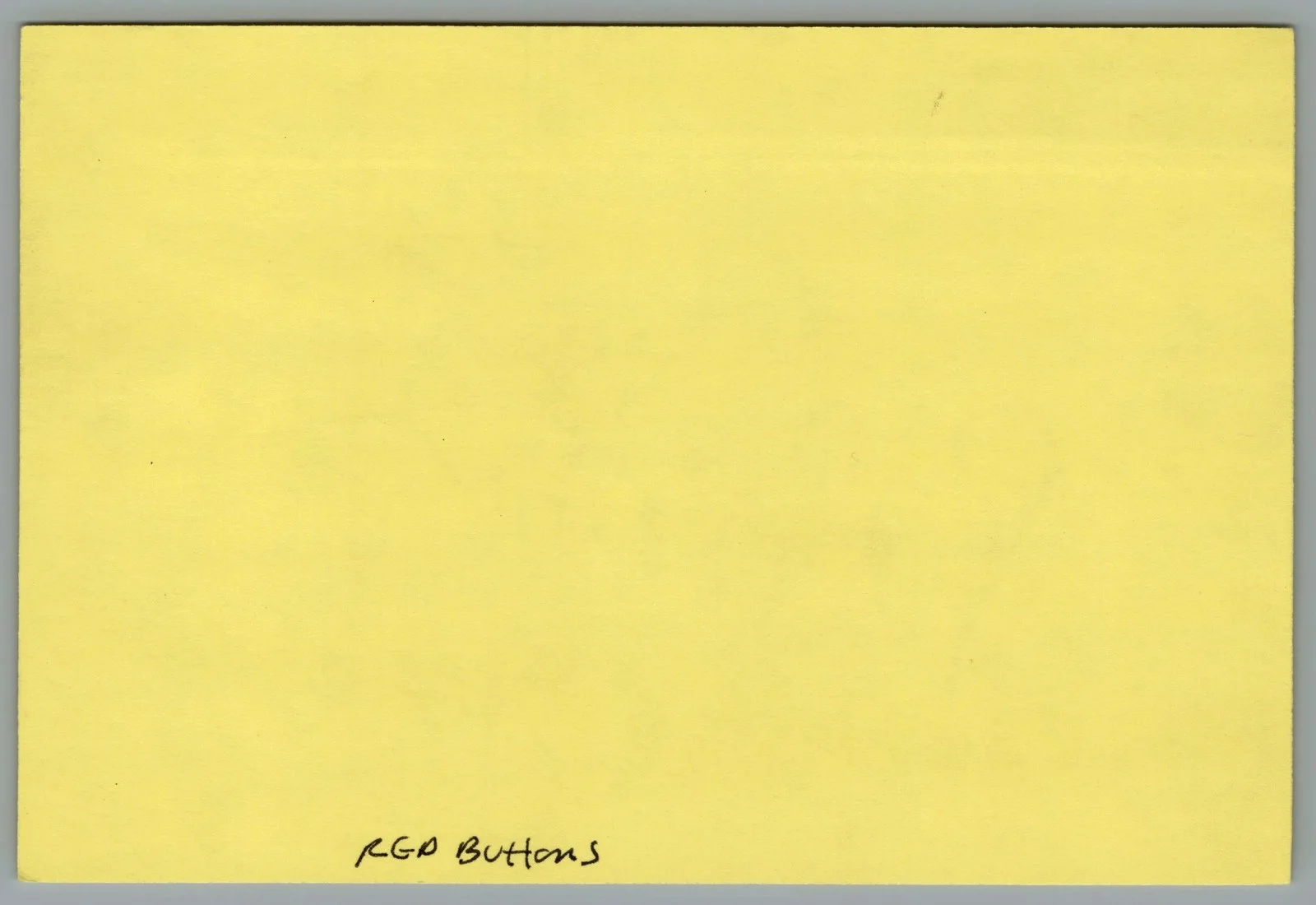Red Buttons — Red Buttons Signed 4x6 Index Card Sayonara Autographed, image 2