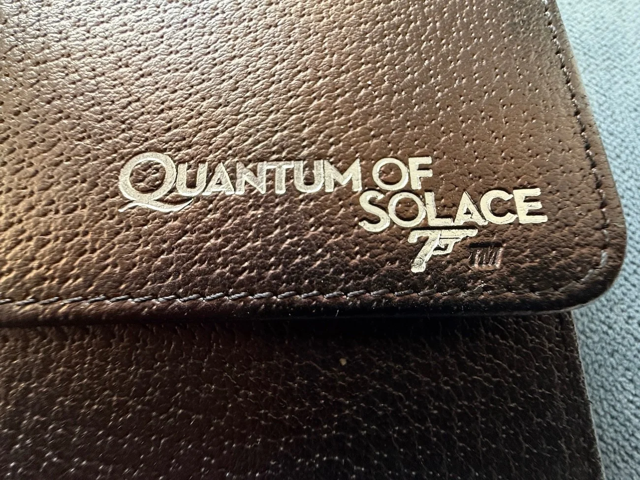 Aspinall of London Leather Travel Wallet James Bond Crew Only Quantum of Solace, изображение 5