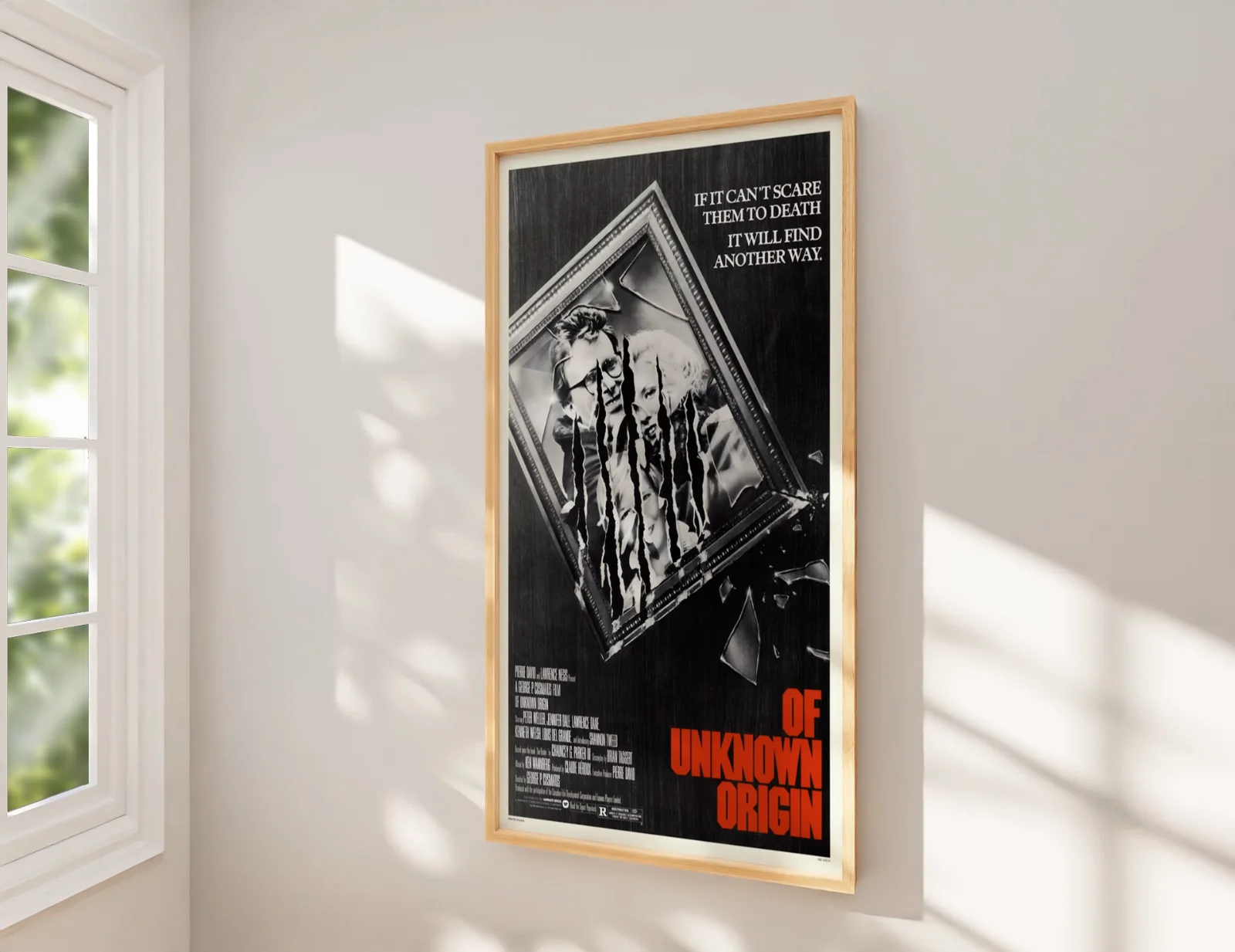 Of Unknown Origin - 1983 Horror / Thriller Restored 27.2" x 41" US One Sheet, изображение 2
