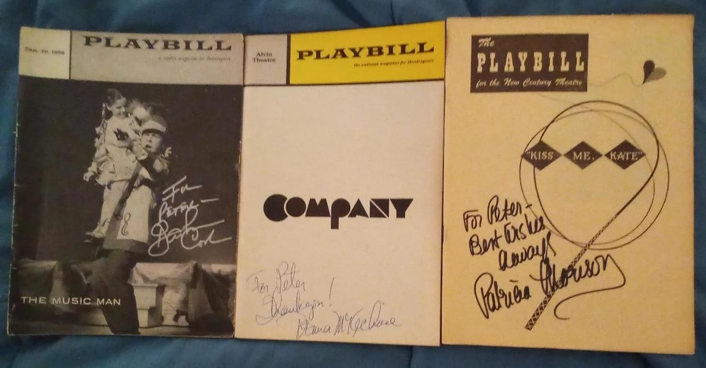Donna McKechnie, Patricia Morison, Barbara Cook — 3 SIGNED BROADWAY PLAYBILLS - DONNA MCKECHNIE, BARBARA COOK, PATRICIA MORISON