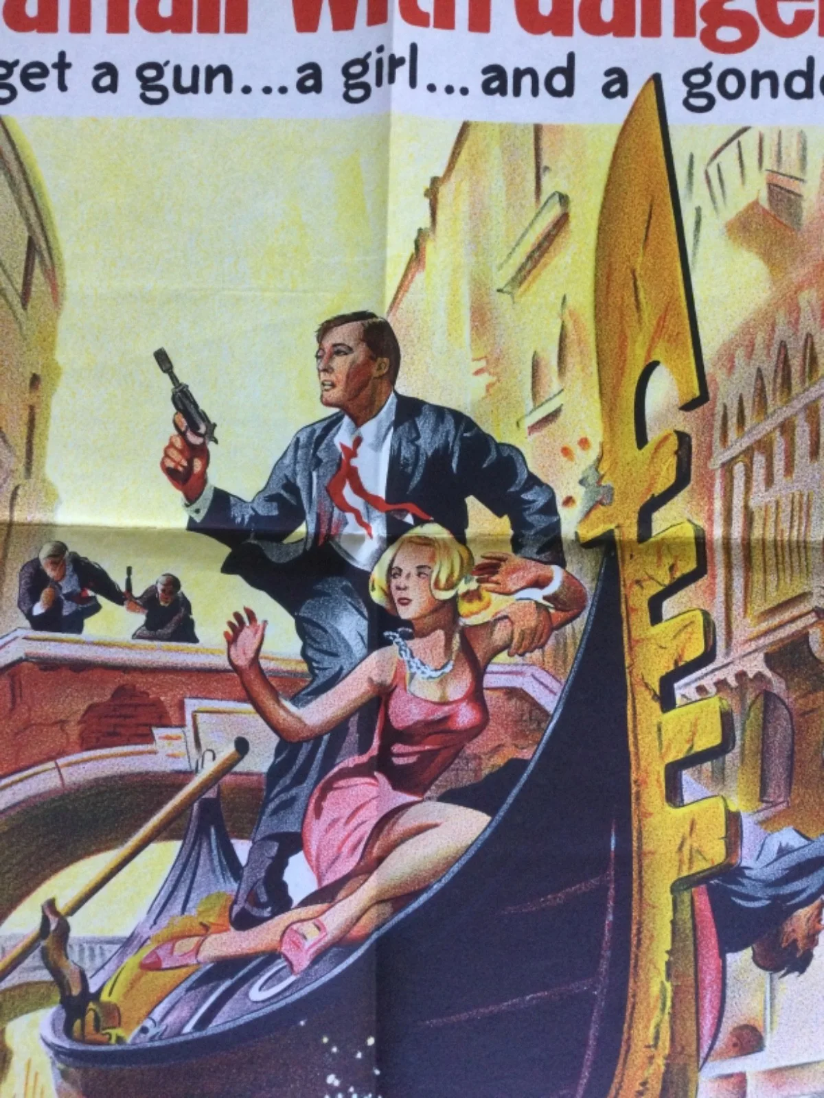 The Venetian Affair (1967) Australian Daybill Movie Poster Robert Vaughn 330x760, изображение 2