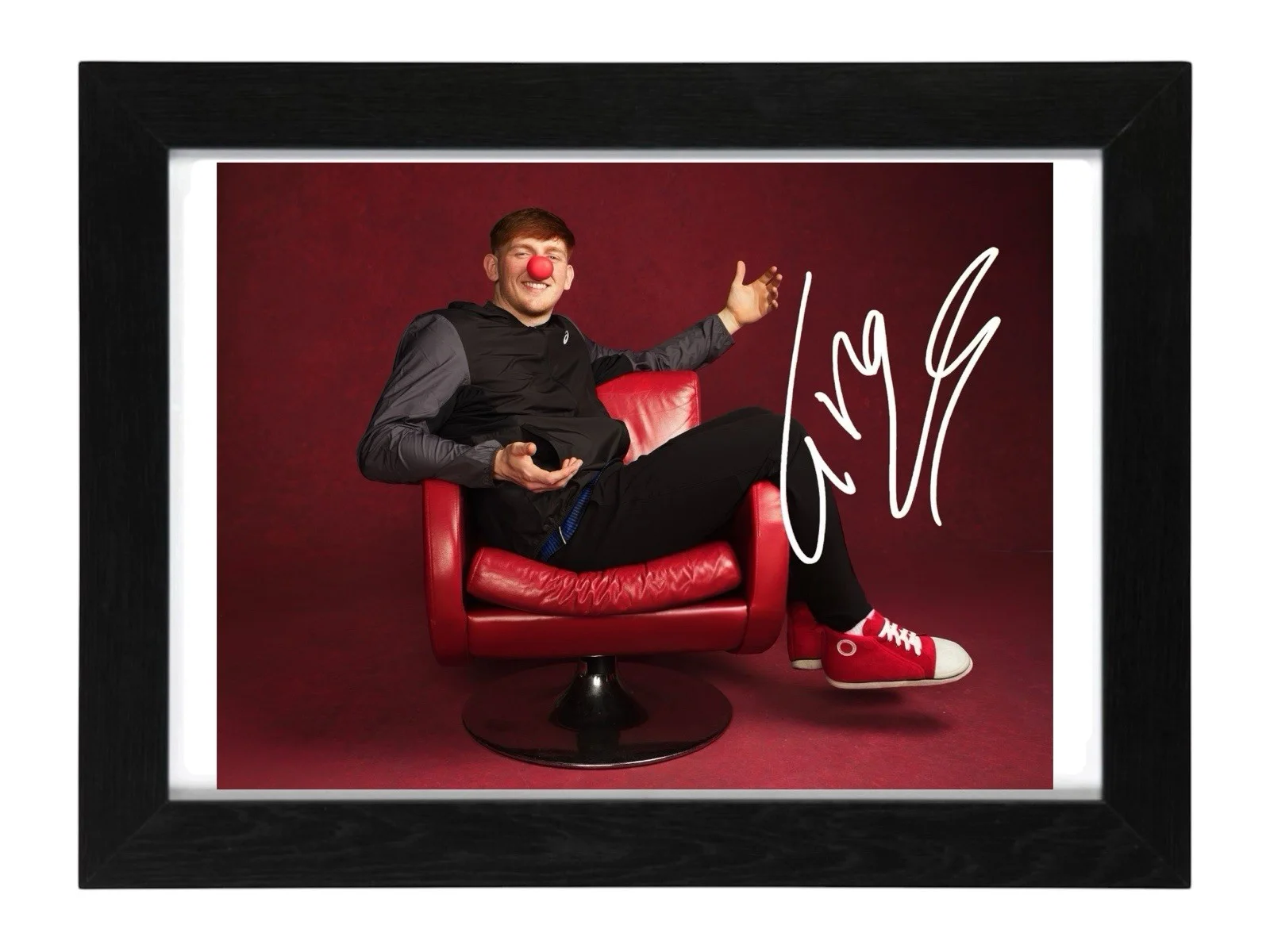Angry Ginge Autograph PHOTO Pre Print 6x4/A4/ Framed Morgan YouTube, image 2
