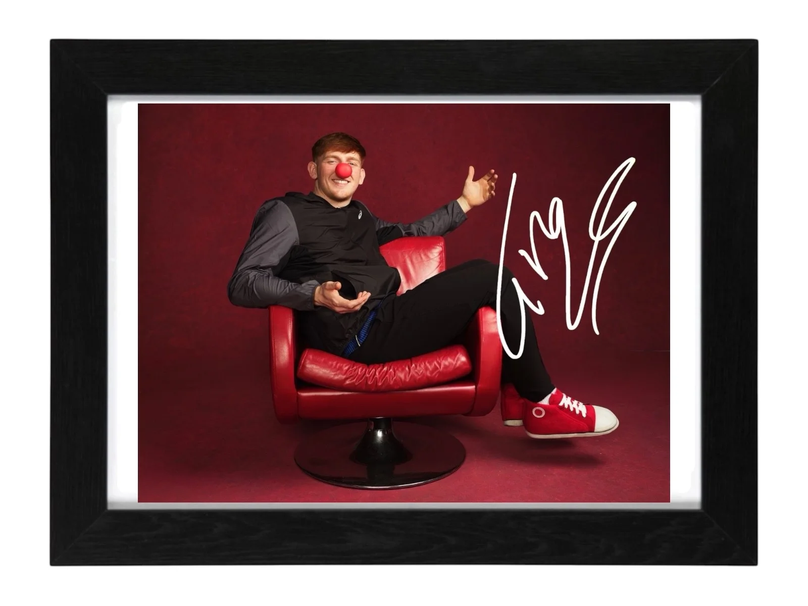 Angry Ginge Autograph PHOTO Pre Print 6x4/A4/ Framed Morgan YouTube, image 3