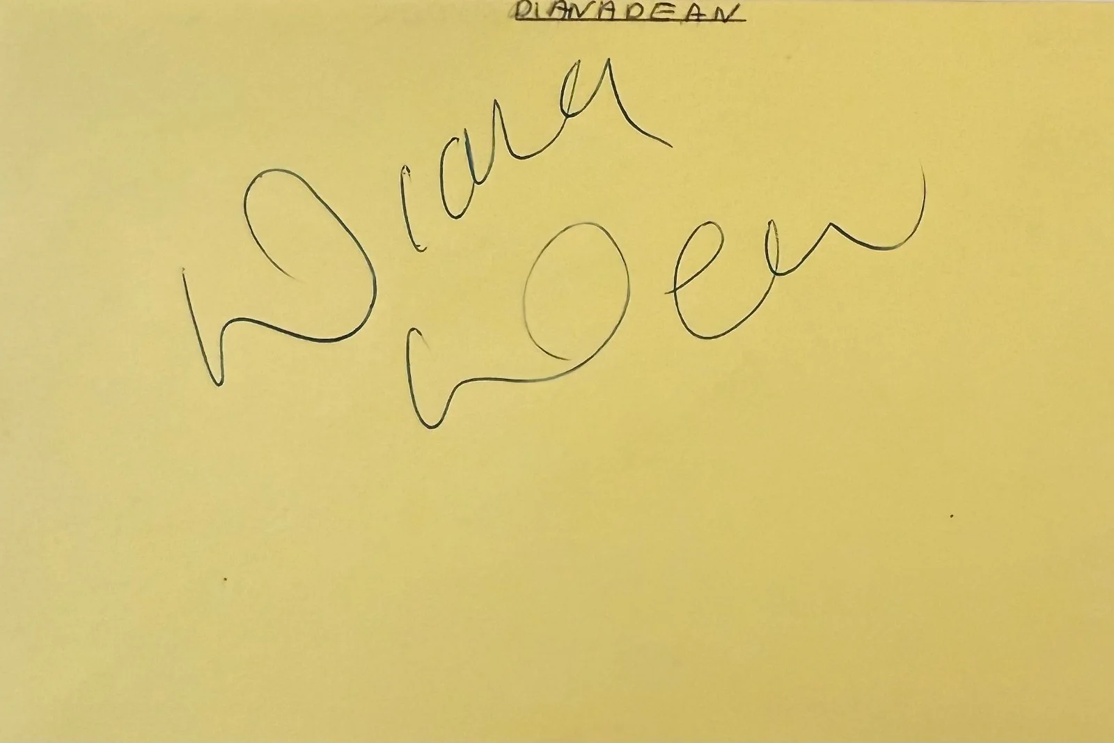 MAL RYDER & DIANA DEAN Signed Autograph 4x6 ALBUM PAGE Mal and the Primitives, image 2