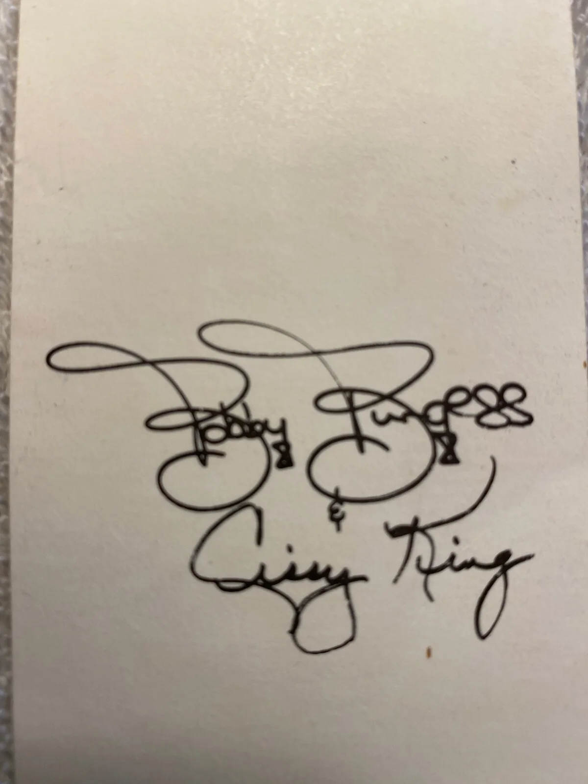 Bobby Burgess, Crissy King — Bobby Burgess (x- Mouseketeer) & Crissy King Dance Autographed Lawrence Welk, изображение 3