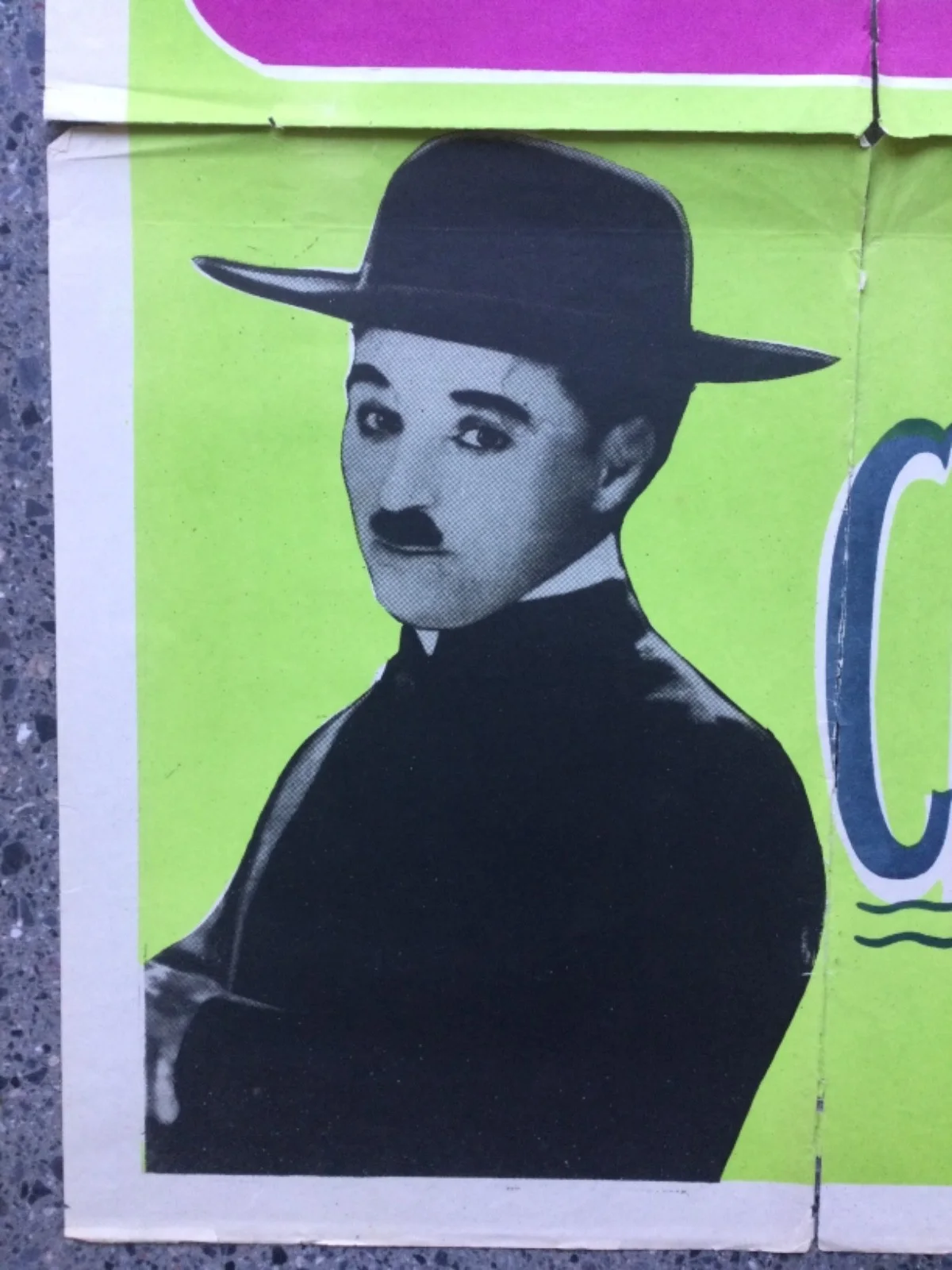 Indian NFDC Charlie Chaplin one-sheet movie poster Chaplin Revue 755mm x 1010mm, изображение 5