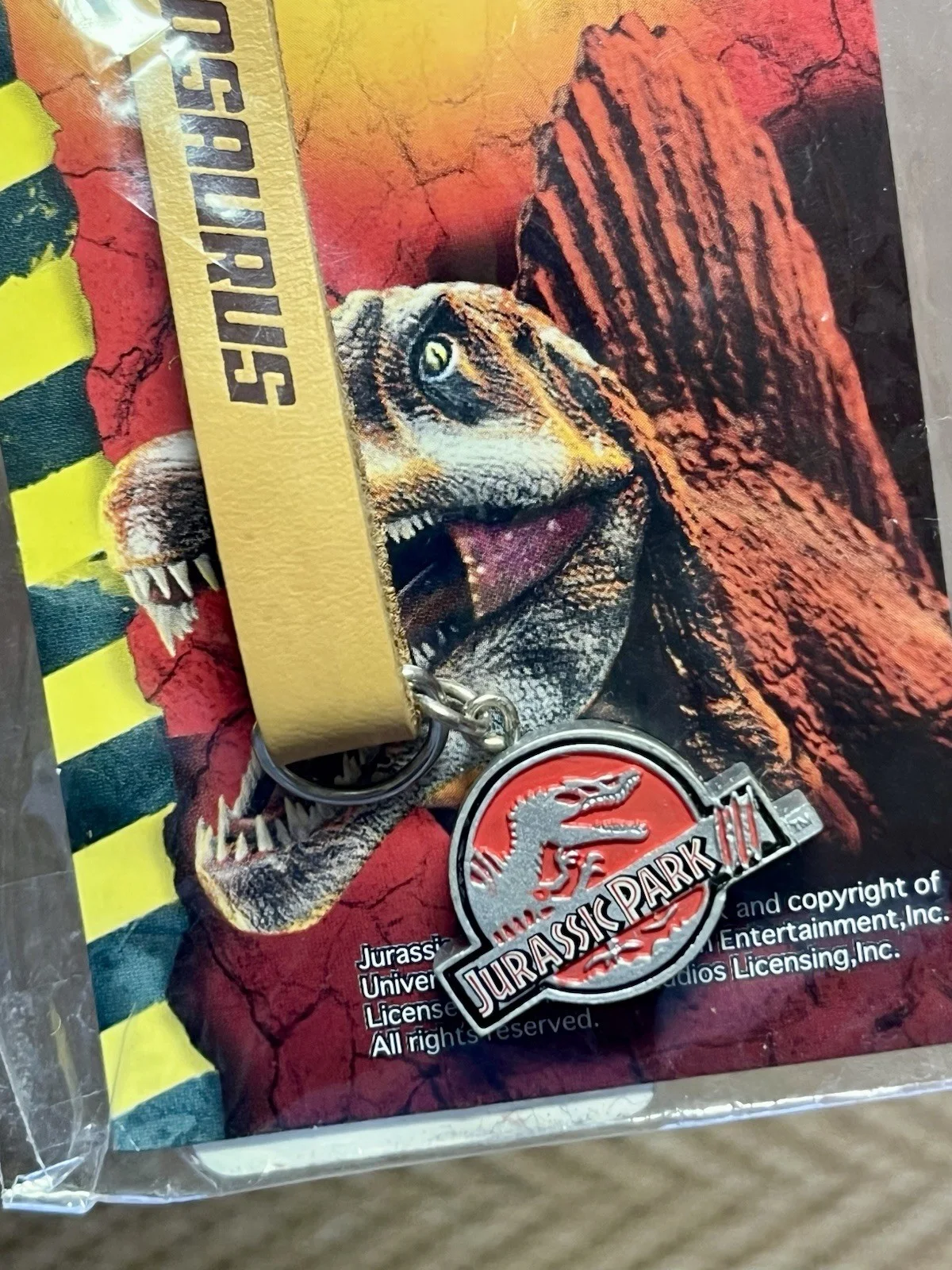 Jurassic Park III Mobile Strap Keychain Ultra Rare Collectible Universal Studios, изображение 5