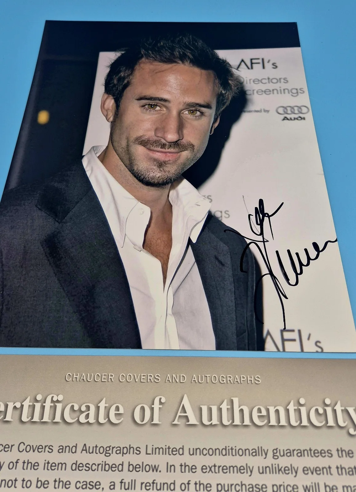 Genuine Certified Movie Actor JOSEPH FIENNES Hand Signed Autograph Photo + COA, изображение 2