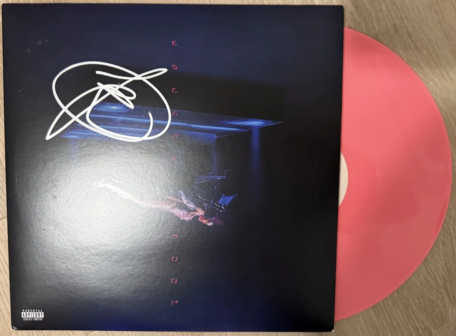 Teyana Taylor signed Escape Room 12" lp album (PINK VINYL), image 2