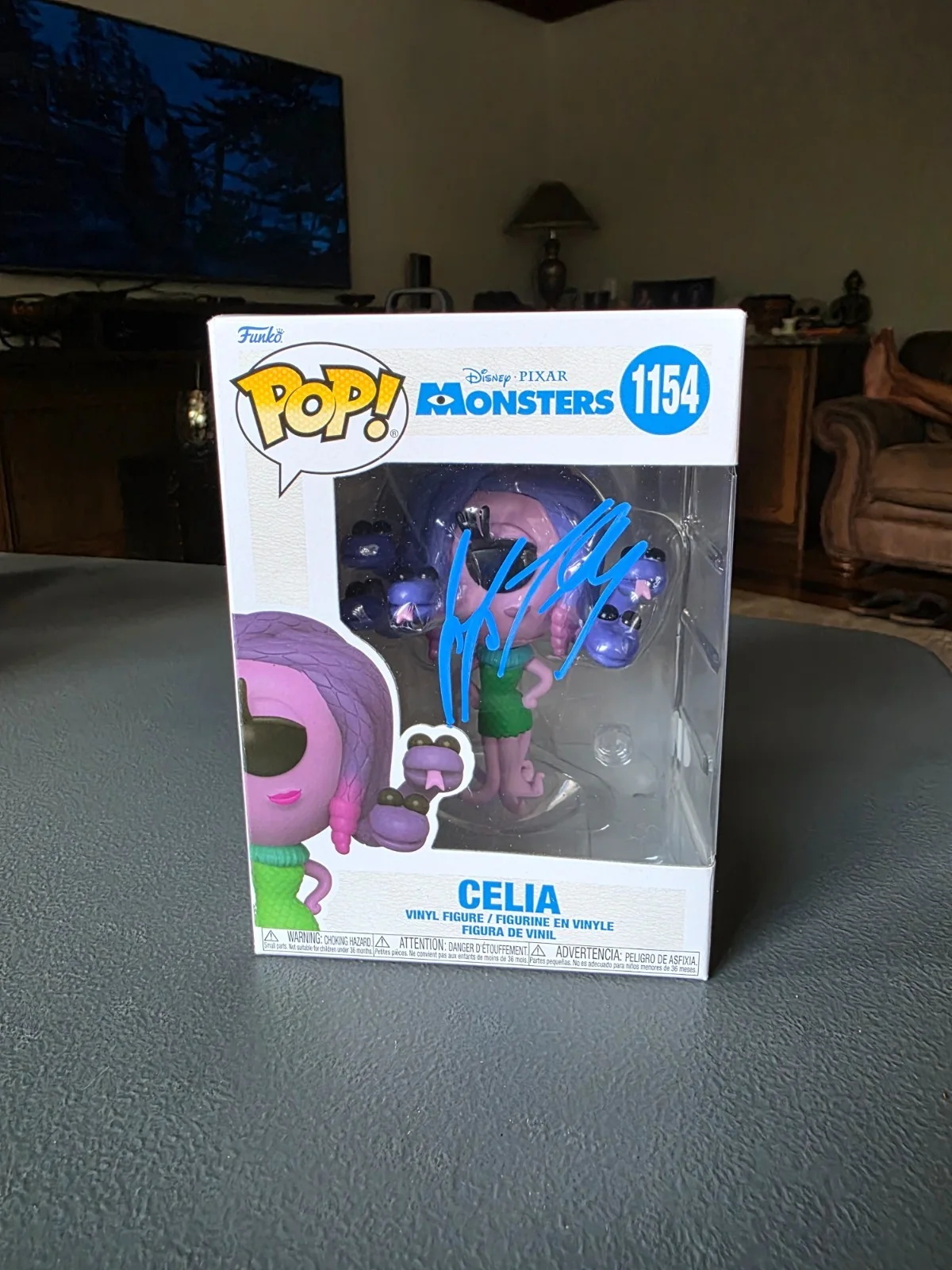 Jennifer Tilly — Jennifer Tilly Signed Disney Pixar Monsters Celia Funko POP! Autograph JSA COA
