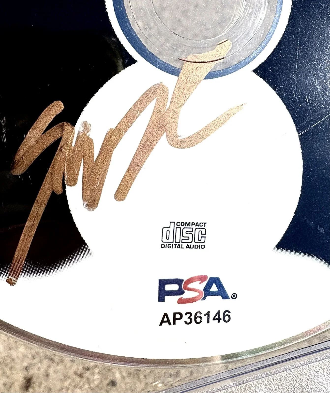 YOUNG JEEZY SIGNED PSA/DNA Auto Slabbed CD RAP HIP HOP Snowman, image 2