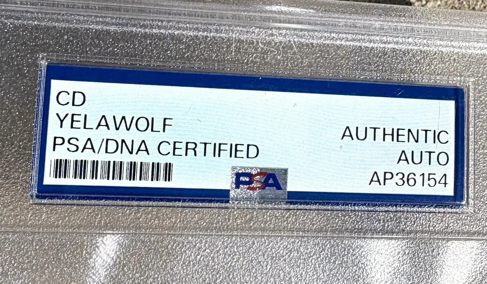 YELAWOLF SIGNED PSA/DNA Auto Slabbed CD RAP HIP HOP Radioactive, image 2
