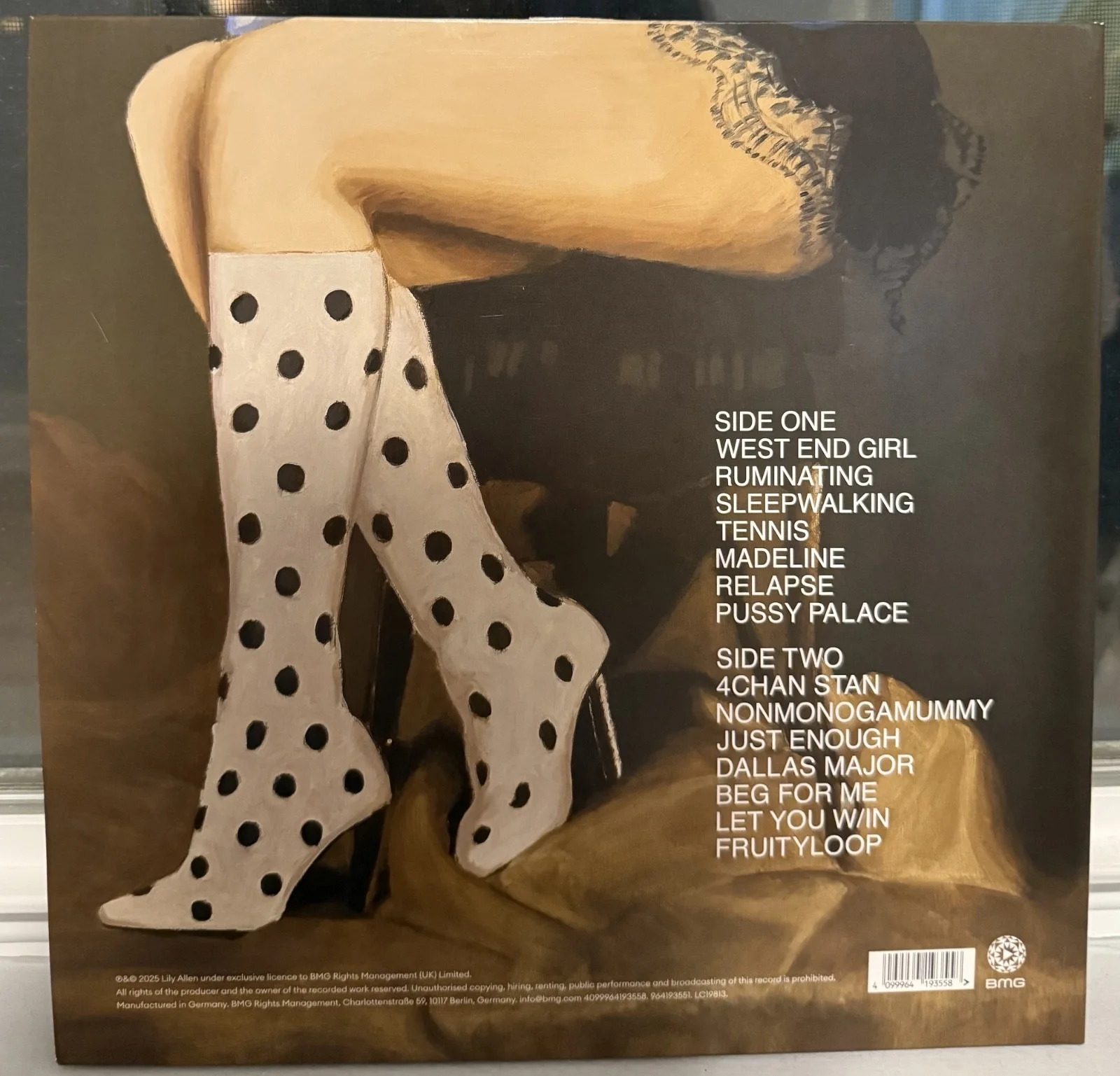 Lily Allen signed West End Girl 12" lp vinyl, image 4