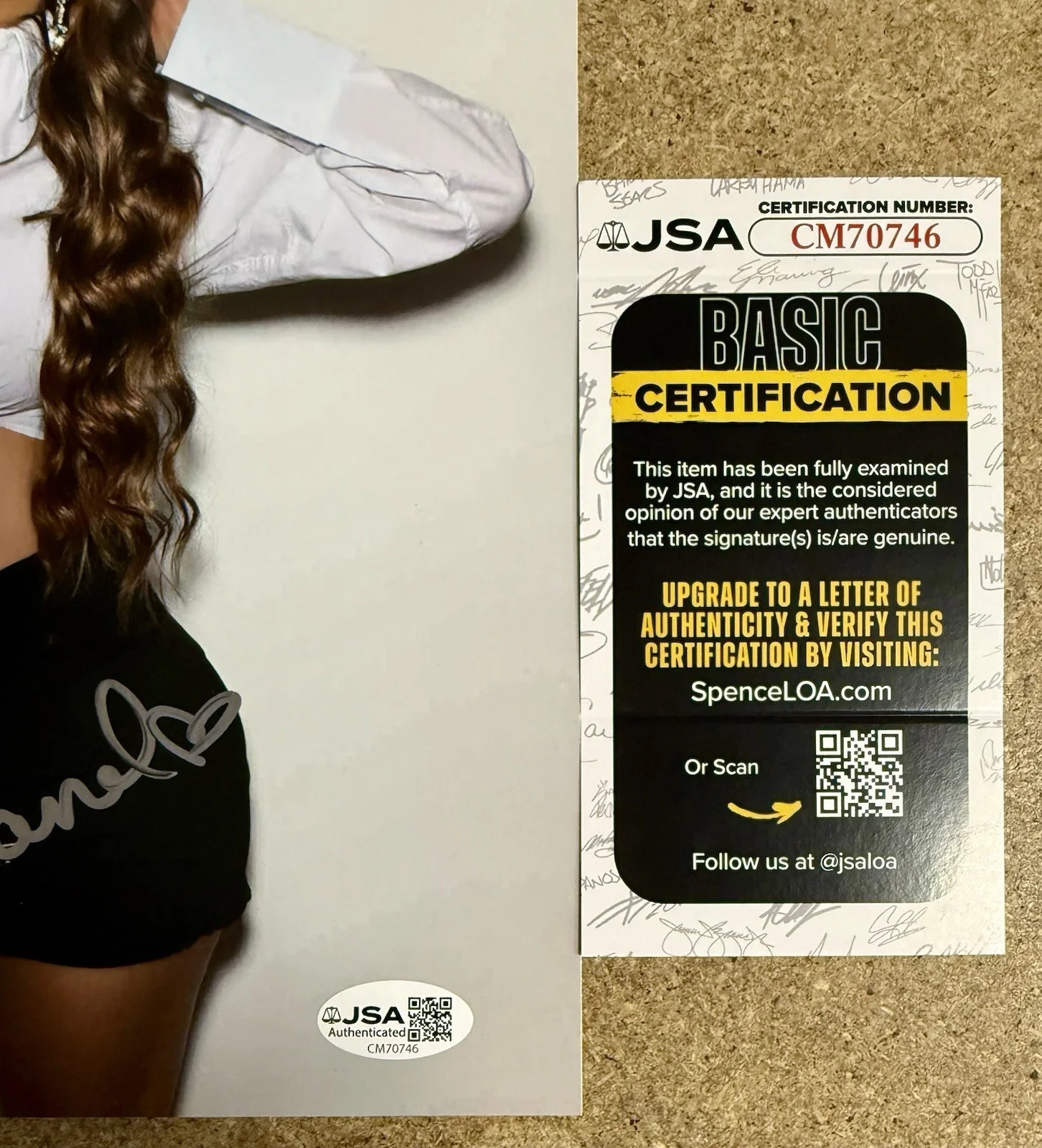 Chanel West Coast Signed 8x10 Photo Singer Model MTV Ridiculousness JSA COA, image 2