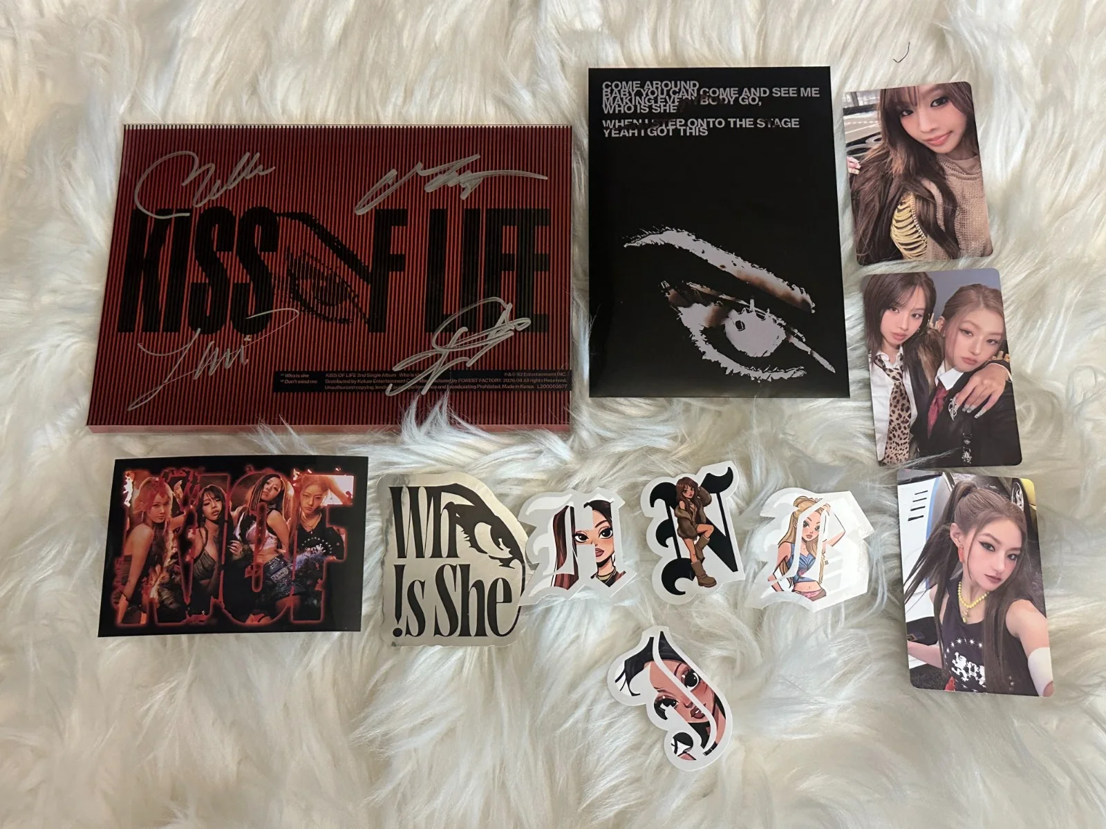 Kiss Of Life - ALL MEMBER Autograph(Signed) PROMO ALBUM KPOP, изображение 2