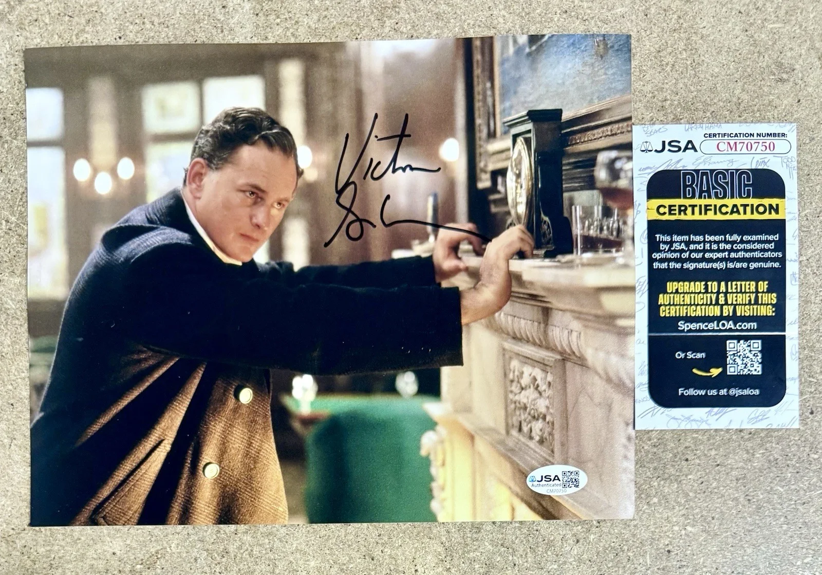 Victor Garber — Victor Garber Signed Autographed Mr. Thomas Andrews Titanic Photo With JSA COA