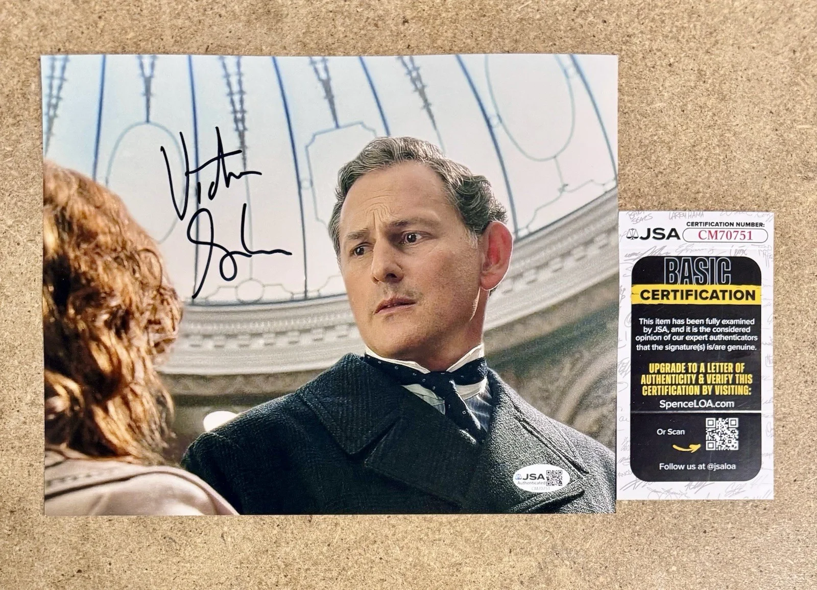 Victor Garber — Victor Garber Signed Autographed Mr. Thomas Andrews Titanic Photo With JSA COA