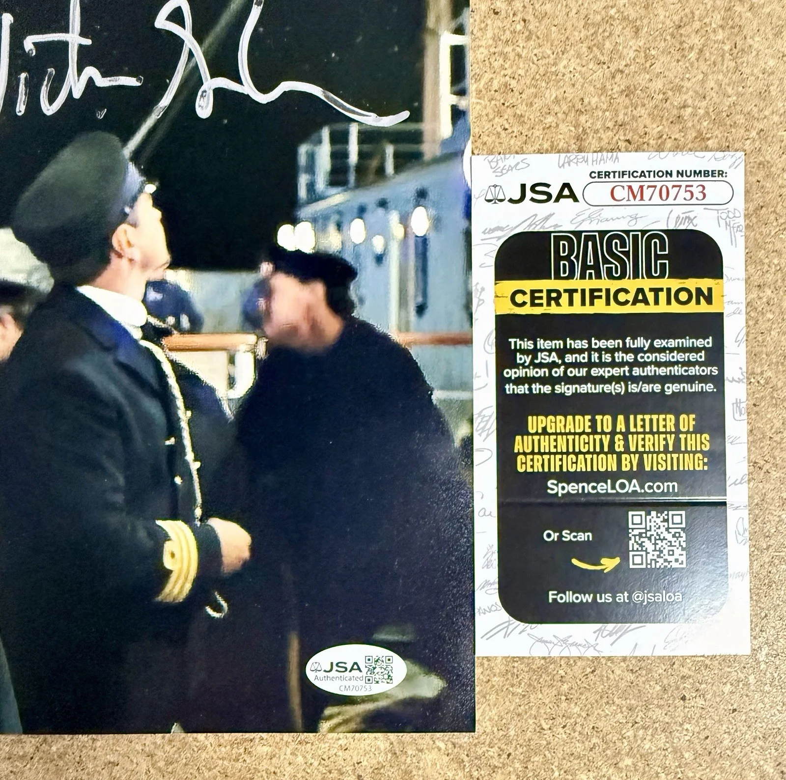 Victor Garber — Victor Garber Signed Autographed Mr. Thomas Andrews Titanic Photo With JSA COA, изображение 2