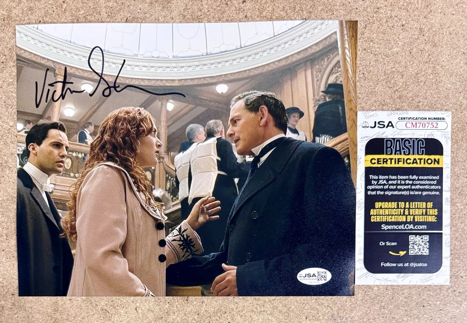 Victor Garber — Victor Garber Signed Autographed Mr. Thomas Andrews Titanic Photo With JSA COA