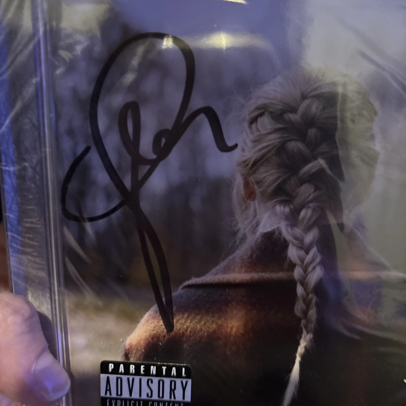 Taylor Swift Signed Autograph Evermore CD Album NEW SEALED, image 3