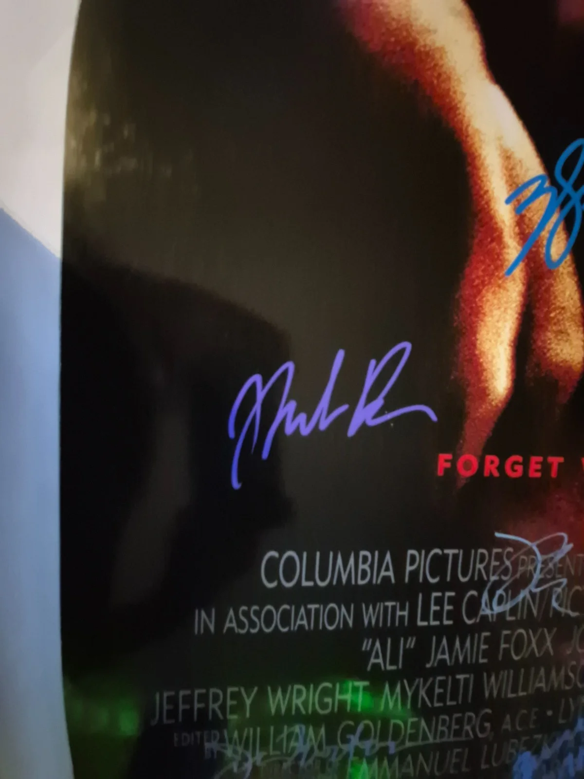 EKIM=INVENTORY — ALI--WILL SMITH CAST SIGNED MOVIE POSTER- ekim, image 2