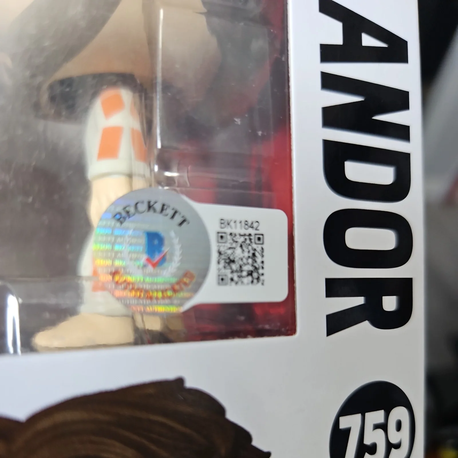 Diego Luna — Diego Luna Autographed Signed Funko Pop #759 Cassian Andor Star Wars, изображение 3