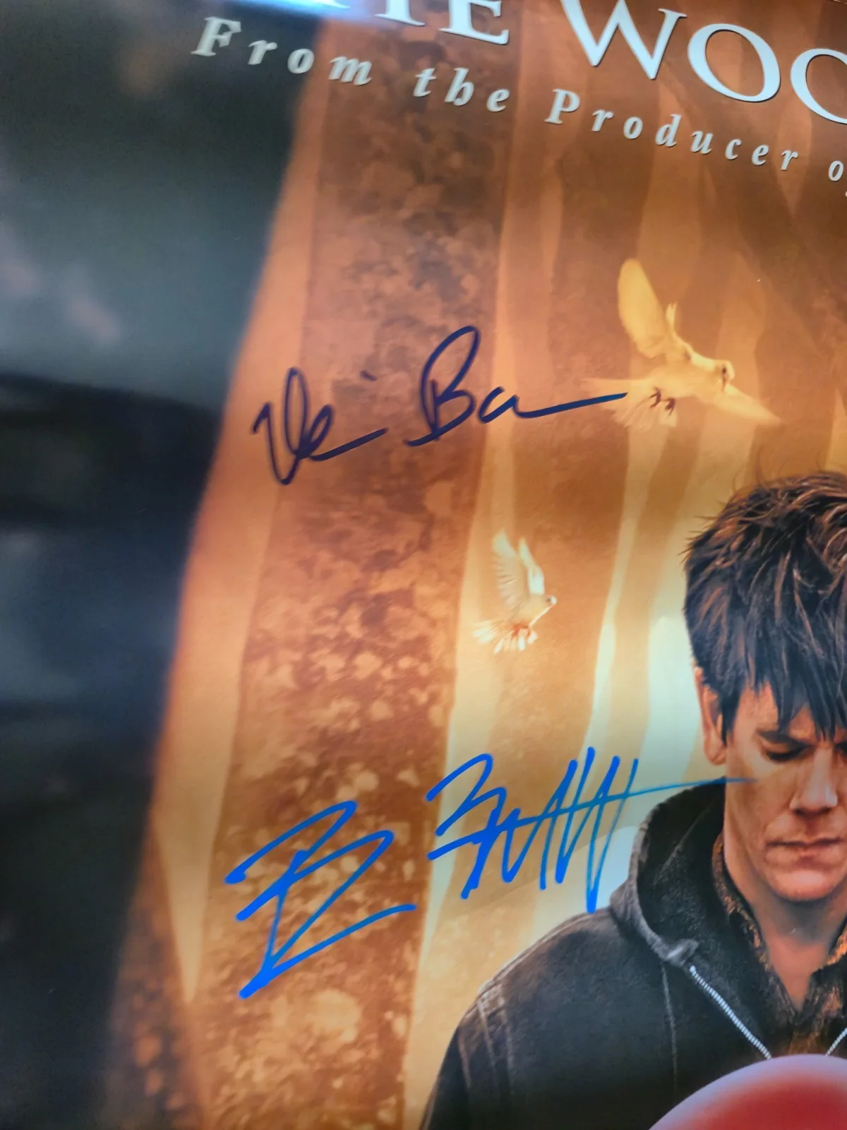 SEE POSTER — THE WOODSMAN-KEVIN BACON basketball-CAST SIGNED-THE MOVIE POSTER W/COA ekim, изображение 4