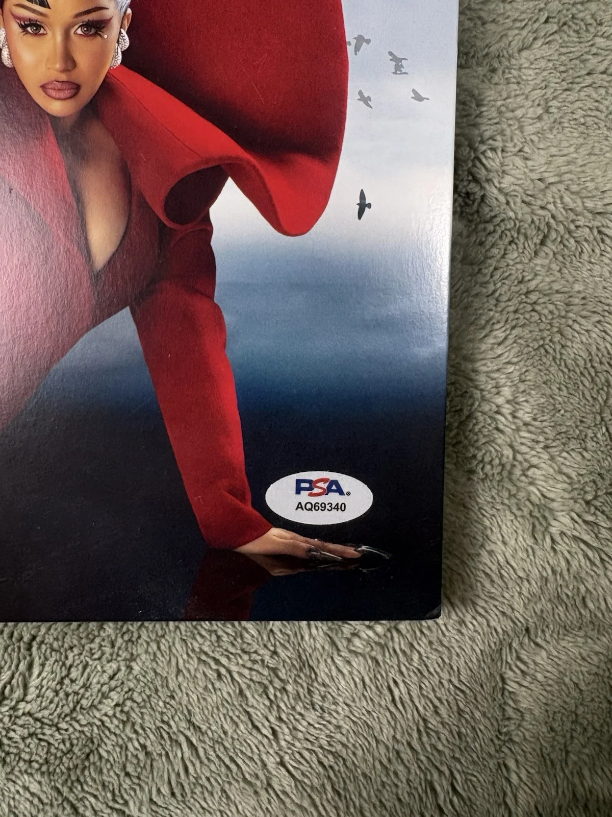 Cardi B Signed Vinyl Am I The Drama? Psa Coa Autographed Authentic Album, image 2