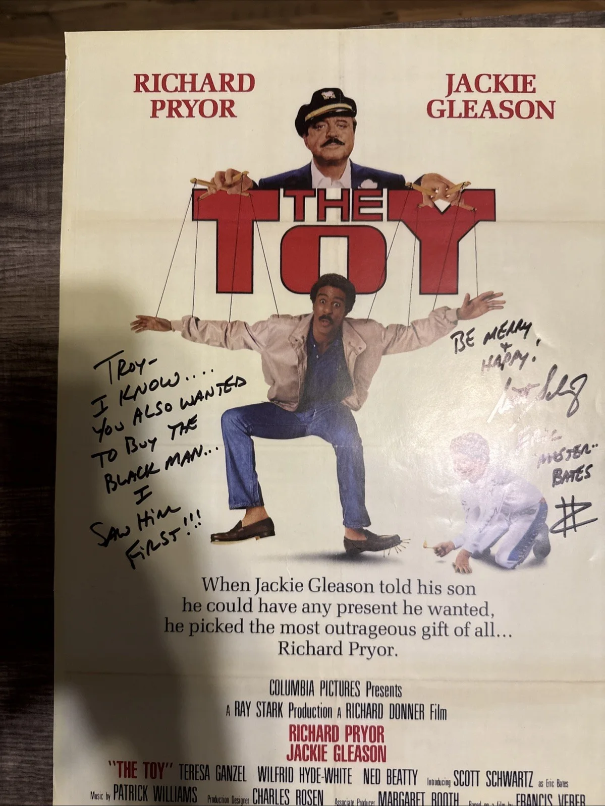 Websites — Scott Schwartz Signed "The Toy" 11x17 Movie Poster - Eric "Master" Bates Inscrib, изображение 4