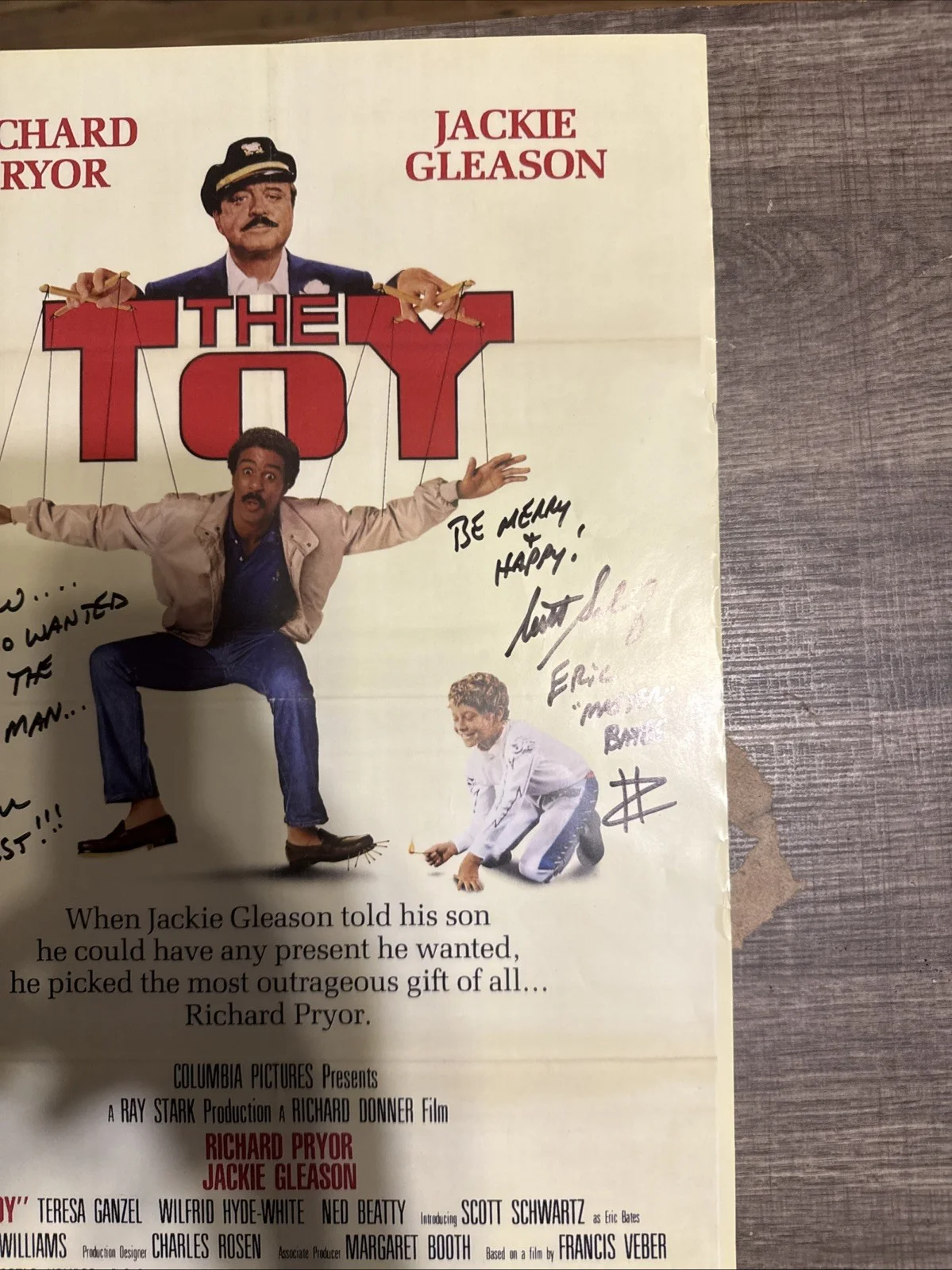 Websites — Scott Schwartz Signed "The Toy" 11x17 Movie Poster - Eric "Master" Bates Inscrib, изображение 5