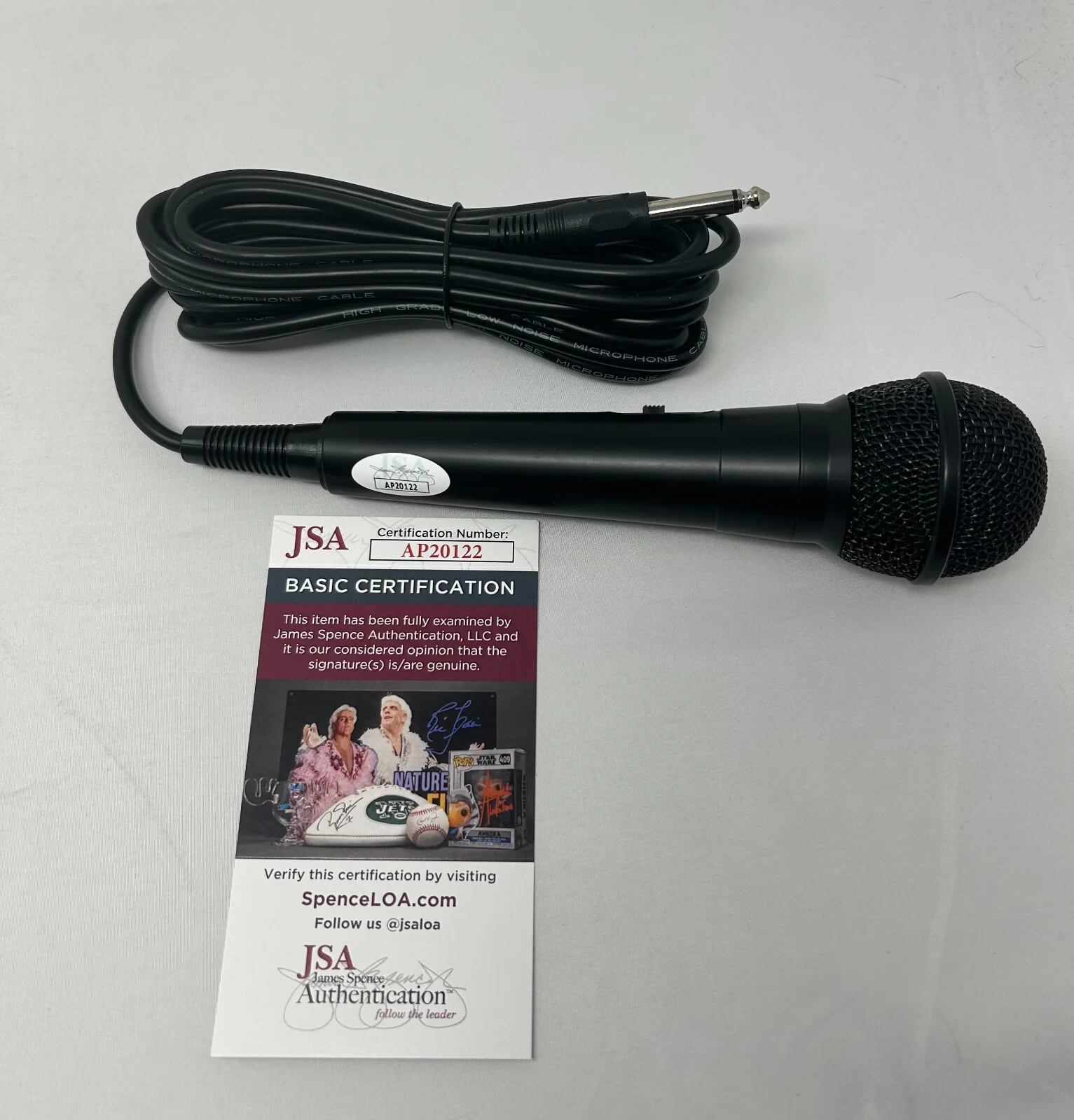 Kurtis Blow signed Microphone JSA COA, image 2