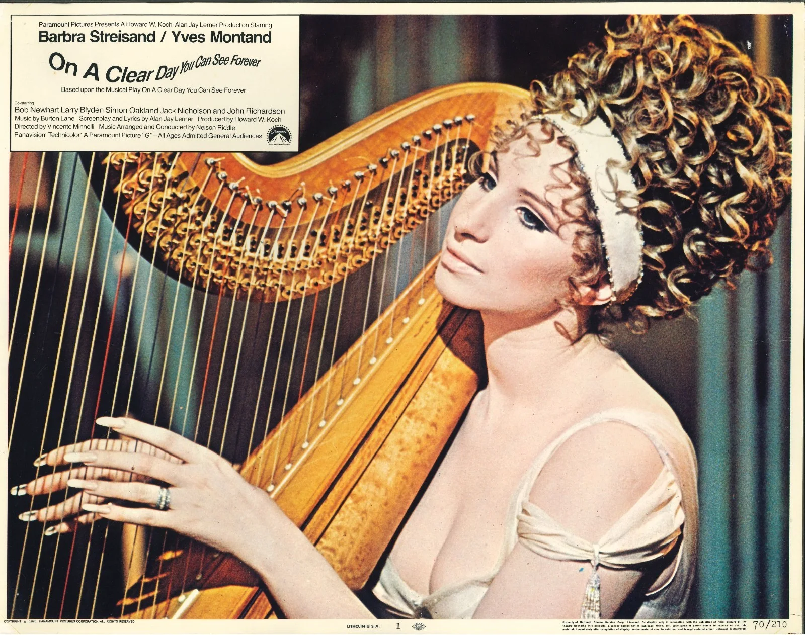 On a Clear Day You Can See Forever 7x ORIGINAL US Lobby Cards Barbra Streisand, изображение 2